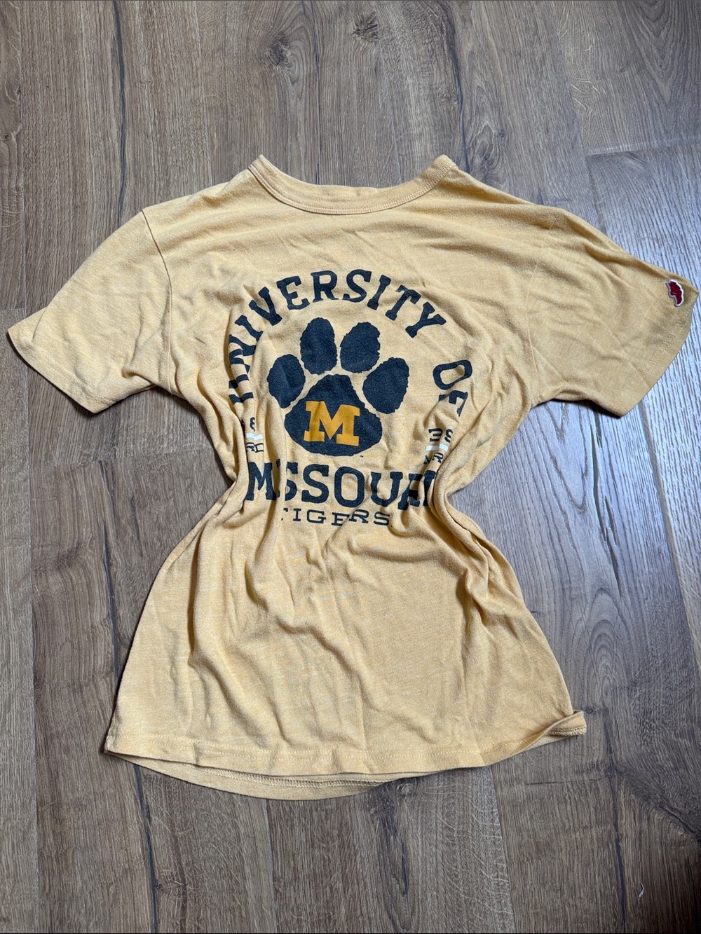 League Missouri Tigers Gold Short-Sleeve Tee